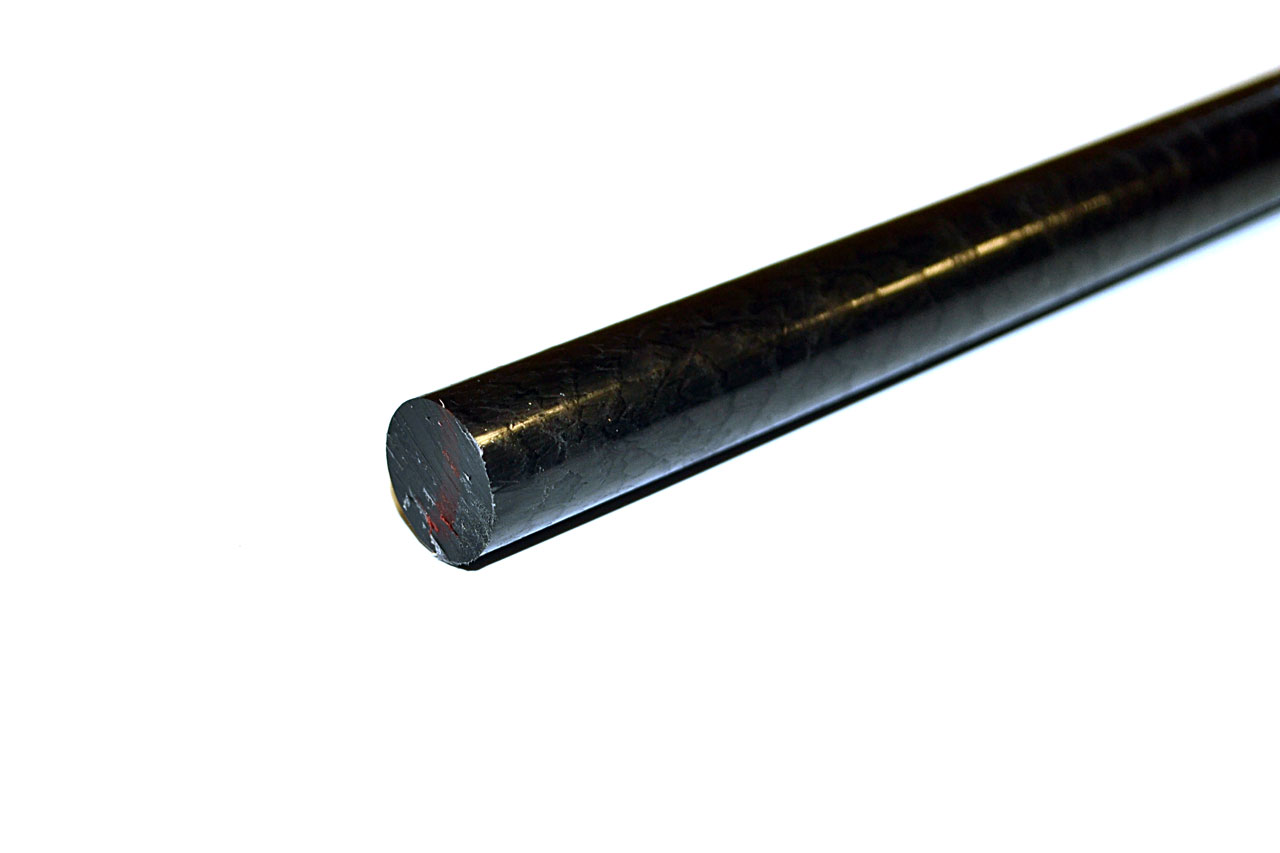 Капролон графитонаполненный стержень ПА-6 МГ Ф 16 мм (~1000 мм, ~0,3 кг) 