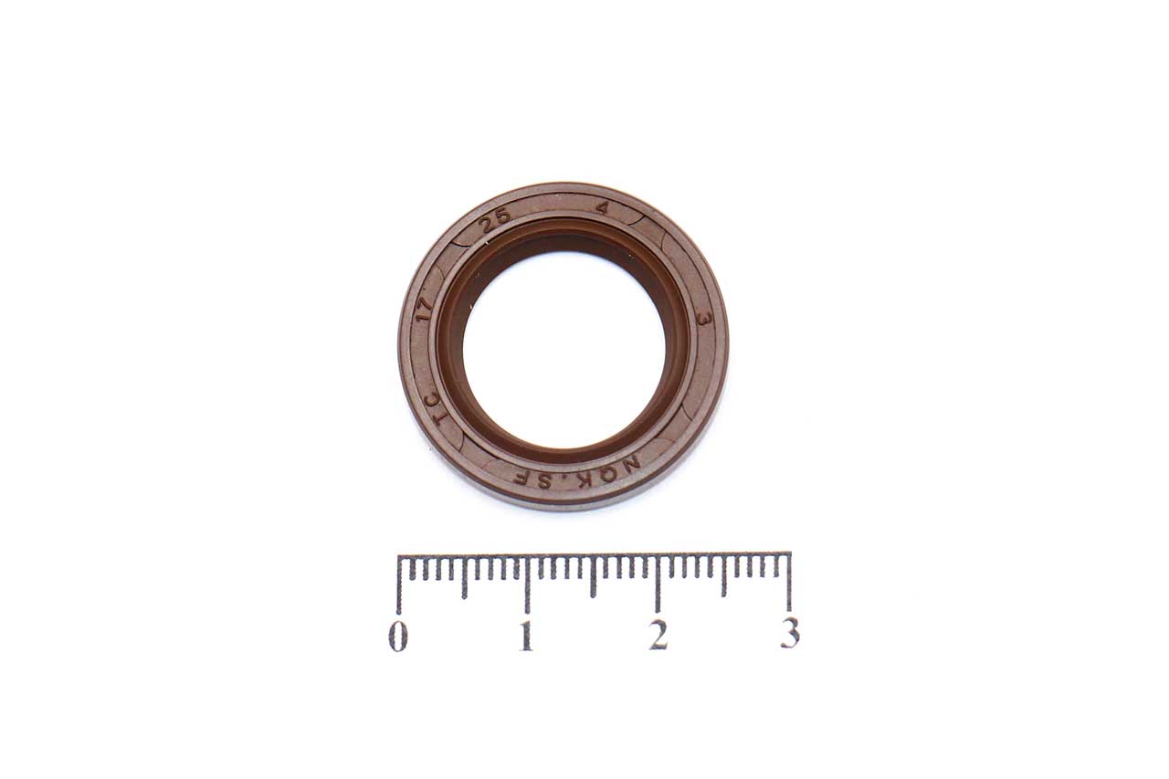 Сальник (манжета армир.) фторкаучук FKM 2-17х25х4